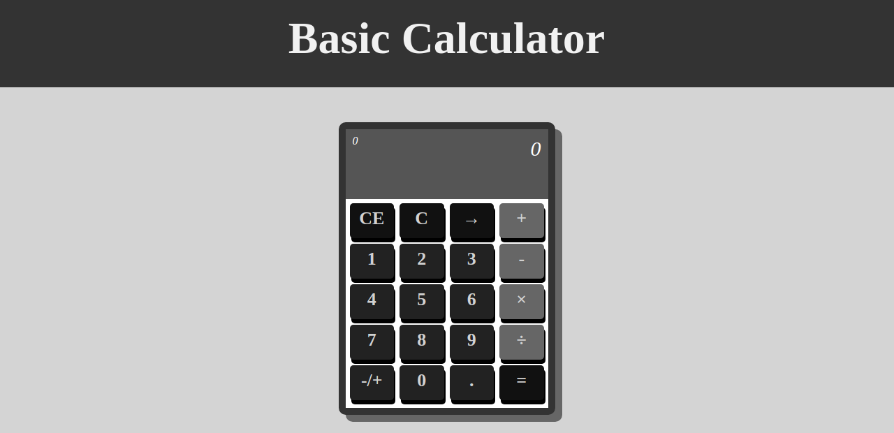 calculator sample